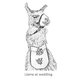 Illustration for article titled Why Don't You... Rent a Llama for Your Wedding?